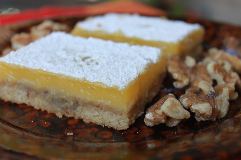 Lime Bars with Walnut Shortbread Crust (3)