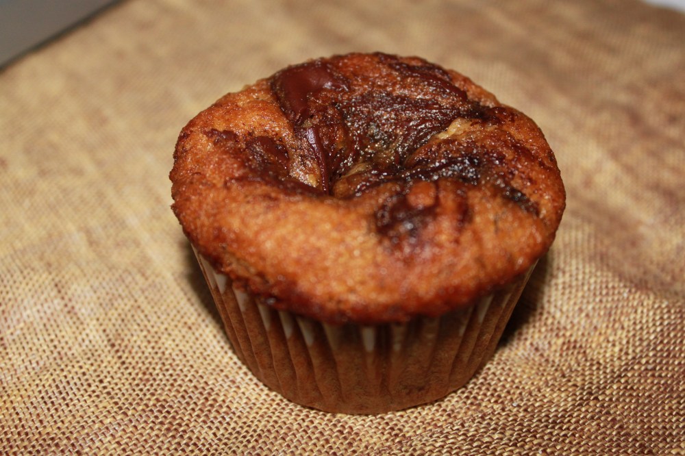 Nutella Swirl Banana Muffins